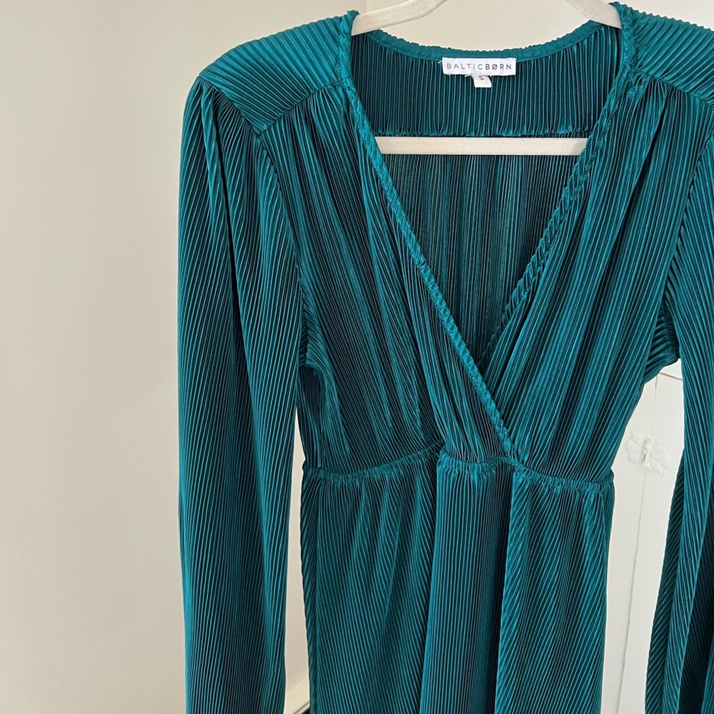 Baltic Born / Teal Maxi Bridesmaid Formal Dress